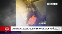 Miraflores: Delincuentes intentaron robar dos camionetas