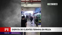 Miraflores: Disputa de clientes termina en pelea