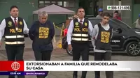 Miraflores: Sujetos extorsionaban a familia que remodelaba su casa