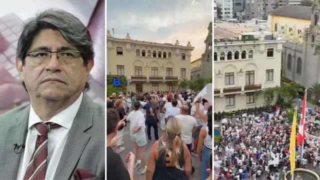 Miraflores: Vecinos protestan en rechazo a gestión de alcalde Carlos Canales
