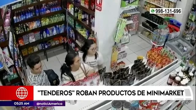 La Molina: Cámaras captaron a tenderos robando en minimarket