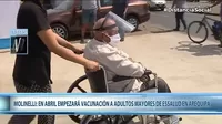 Molinelli: En abril empezará vacunación a adultos mayores de EsSalud en Arequipa