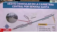 Municipalidad de Ate presenta plan de desvío ante daños en puente Huachipa