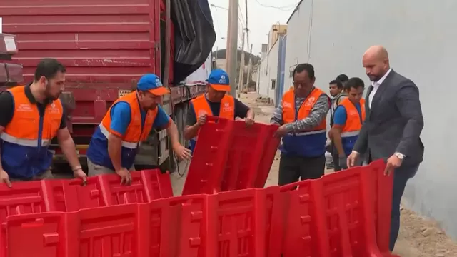 Municipalidad de Lima adquirió 1800 barreras canalizadoras ante llegada del fenómeno El Niño
