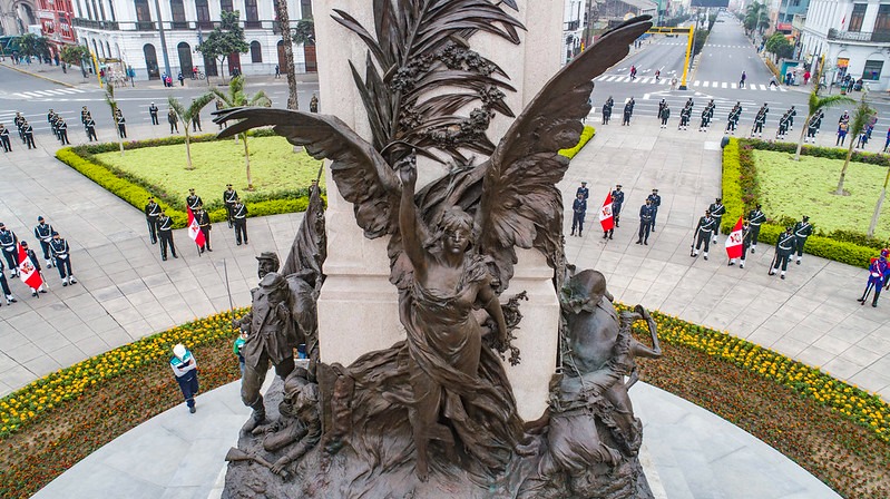 Municipalidad de Lima entregó monumento restaurado de Francisco Bolognesi