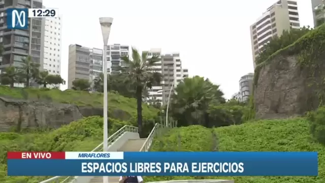 Miraflores: Municipio establece espacios para actividades al aire libre