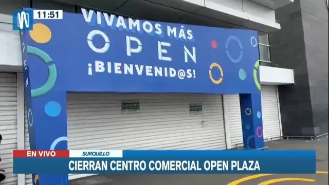 Municipio de Surquillo clausuró Open Plaza Angamos por incumplir normativas de seguridad