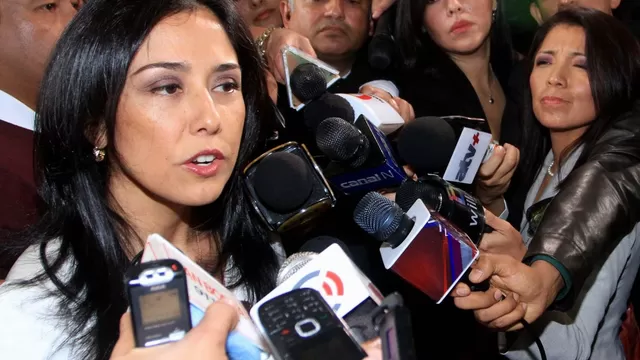 Nadine Heredia, primera dama de la Nación. Foto: Andina