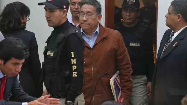 Miguel Facundo Chinguel es procesado por haber liderado una presunta organización criminal que redujo penas de presos a cambio de dinero. Foto: Andina