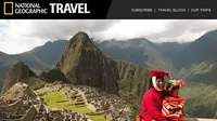 National Geographic destacó Machu Picchu como destino turístico del 2015