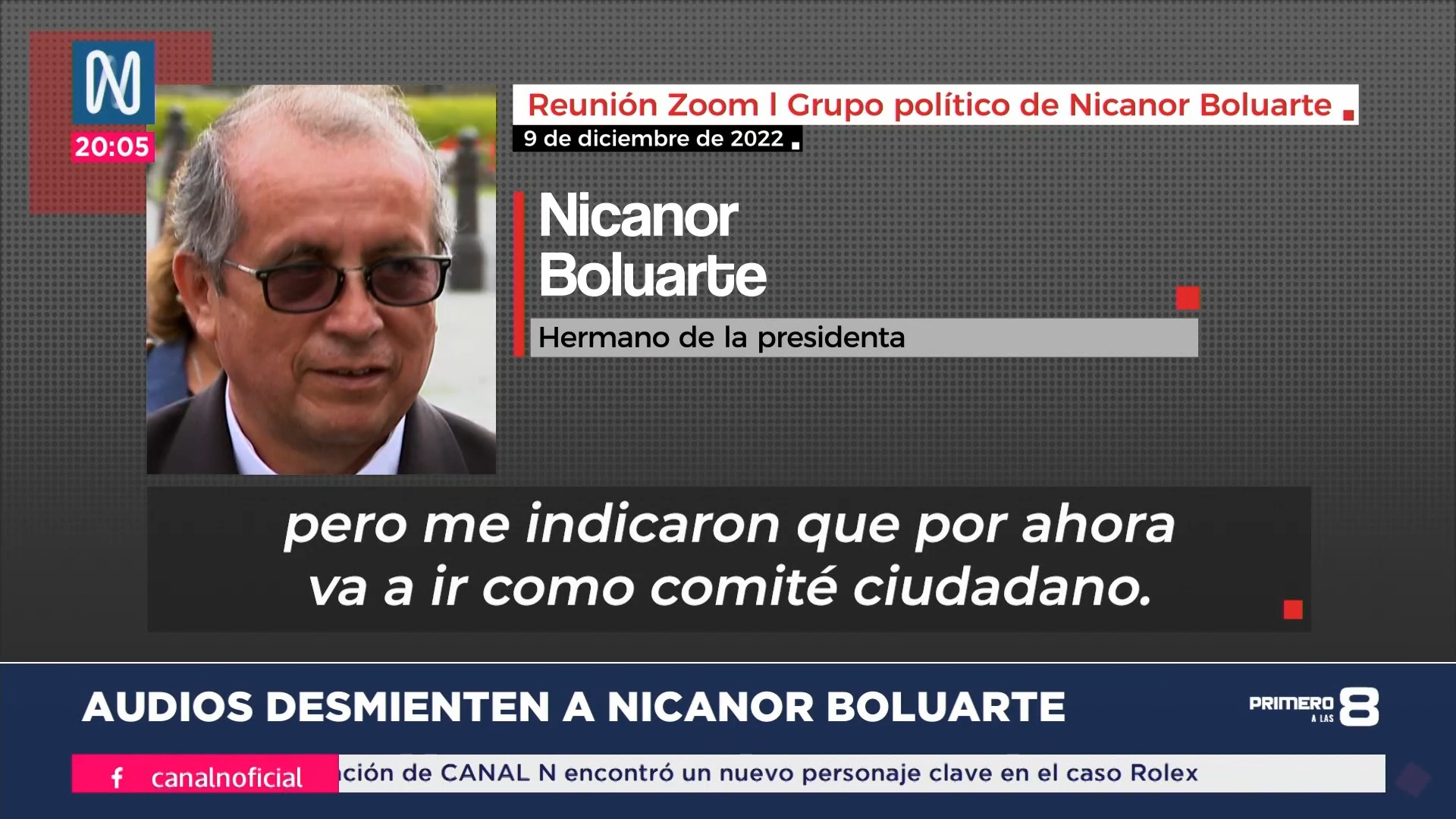 Nicanor Boluarte: Audios revelan contradicciones de la presidenta Dina Boluarte