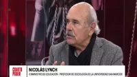 Nicolás Lynch: Lo fundamental en este momento es que se declare a Pedro Castillo presidente electo