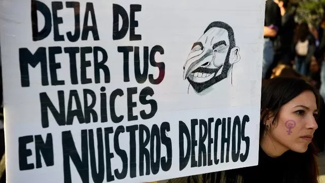 Diversas manifestaciones contra el machismo se realizan en varios pa&iacute;ses de Am&eacute;rica Latina. Foto: AFP