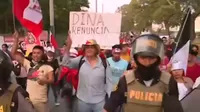 Nueva manifestación en Lima contra el gobierno de Dina Boluarte