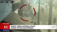 Nuevo video muestra cómo murió Víctor Santisteban