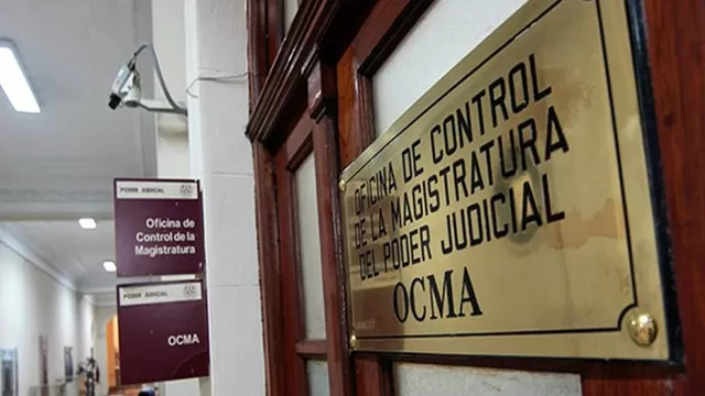 Oficina de Control de la Magistratura. Foto: Twitter @OCMAPJ