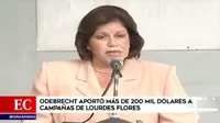 Odebrecht: Raymundo Trindade confirmó entrega de dinero a Lourdes Flores y Jorge Acurio