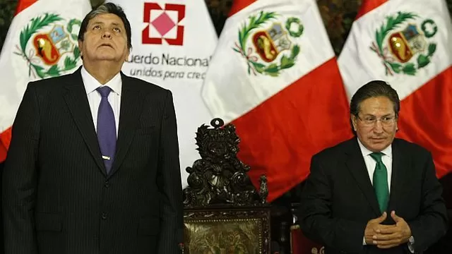 Alejandro Toledo y Alan García. Foto: Perú21