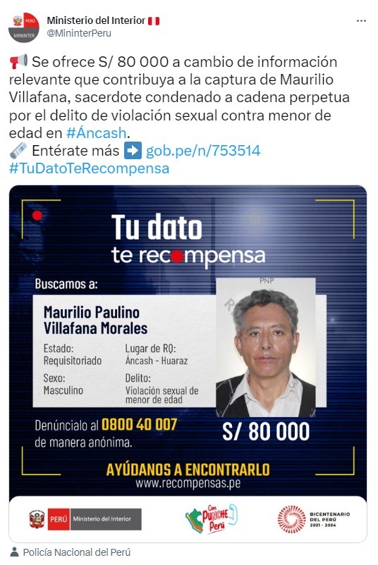 Imagen: Twitter/Ministerio del Interior.