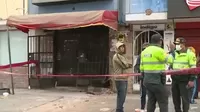 Los Olivos: delincuentes detonan explosivo en puerta de bodega 