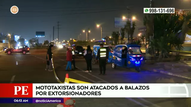  Los Olivos: Extorsionadores atacan a mototaxistas 