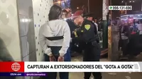 Los Olivos: Extorsionadores del gota a gota fueron detenidos por la Policía
