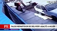 Los Olivos: Falso repartidor de delivery asaltó a una mujer