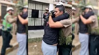 El emotivo momento cuando mujer abrazó a policía tras ser liberada de secuestradores