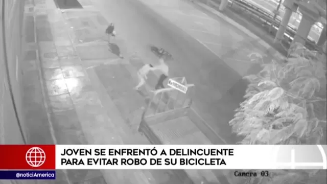 Los Olivos: Joven se enfrentó a delincuente para evitar robo de su bicicleta