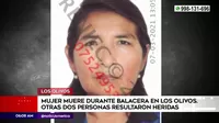 Los Olivos: Mujer falleció tras enfrentamiento entre bandas que se disputan el control de venta de droga