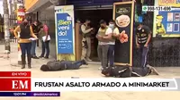 Los Olivos: La PNP frustró asalto a minimarket