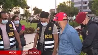 Los Olivos: Reguetonero fue intervenido con un kilo de marihuana en una mochila