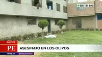Los Olivos: Sicarios en moto asesinaron a balazos a hombre