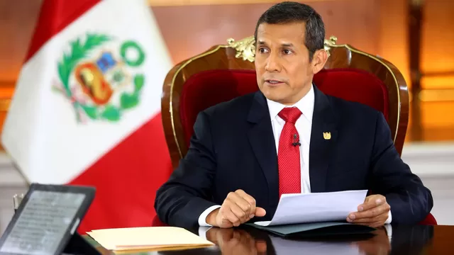 Presidente Ollanta Humala. Foto: Agencia Andina