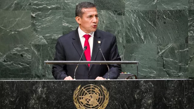 Ollanta Humala, presidente de la República. Foto: ONU