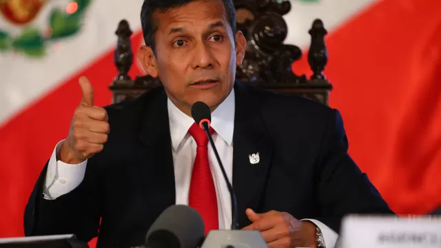 Expresidente Ollanta Humala. Foto: Agencia Andina