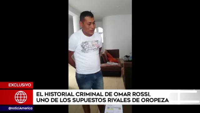 Omar Rossi: el historial criminal de uno de los supuestos rivales de Oropeza