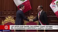 De opositor a aliado: Las veces que Daniel Salaverry cuestionó a Martín Vizcarra