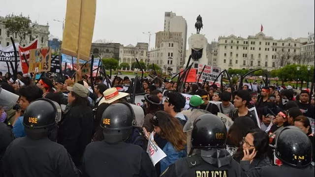 Protesta contra corridas de toros. Foto: Perú Antitaurino