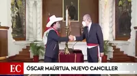 Diplomático Óscar Maúrtua juró como nuevo canciller