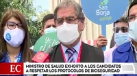 Óscar Ugarte: “No se puede exponer a la gente convocando a mítines”