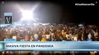 Oxapampa: Realizan masiva fiesta pese a pandemia 
