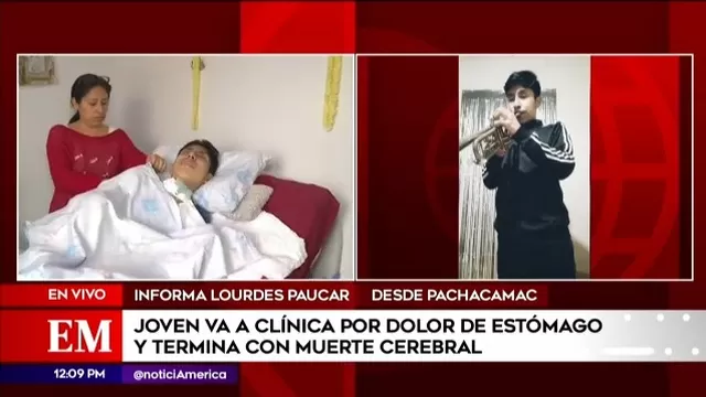 Pachacámac: Joven fue a clínica por dolor de estómago y terminó con muerte cerebral
