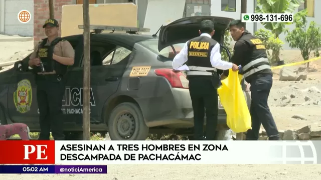 Pachacamac: Tres muertos en presunto tráfico de terrenos