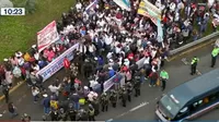 Pachacamac: Vecinos marchan para pedir declarar estado de emergencia en el distrito