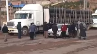 Paro de transportistas de carga: Manifestantes bloquean vías en Cusco, Puno e Ica