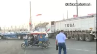 Carretera Central fue liberada en el cuarto día de paro de transportistas de carga