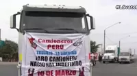 Paro de transportistas: Vocero del gremio invocó a permitir el pase de ambulancias y de necesidad medicinal