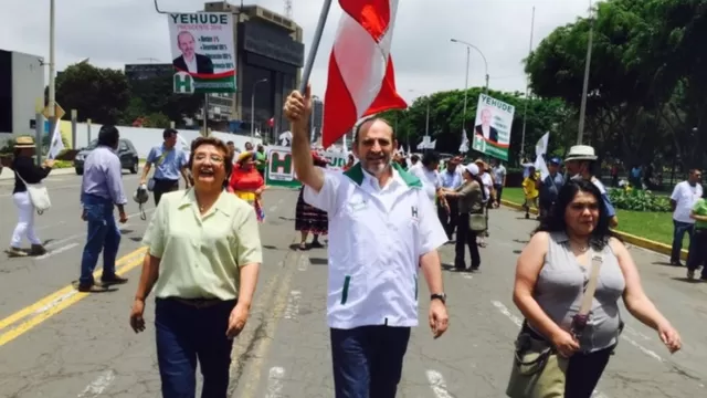 Partido Humanista inscribió su plancha presidencial liderada por Yehude Simon / Andina