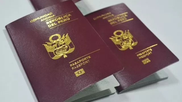 Pasaporte electrónico o biométrico. Foto: Andina